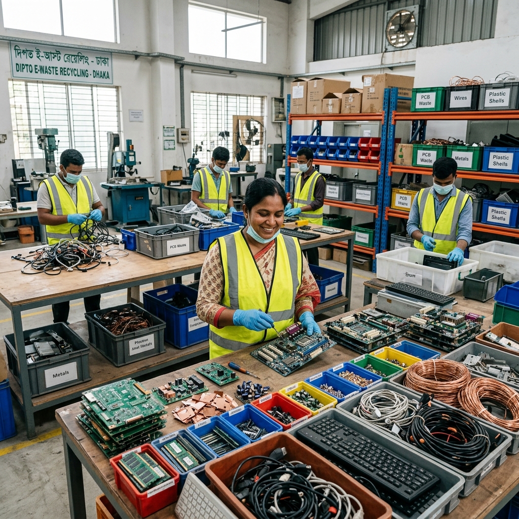 E-Waste Dhaka Recycling